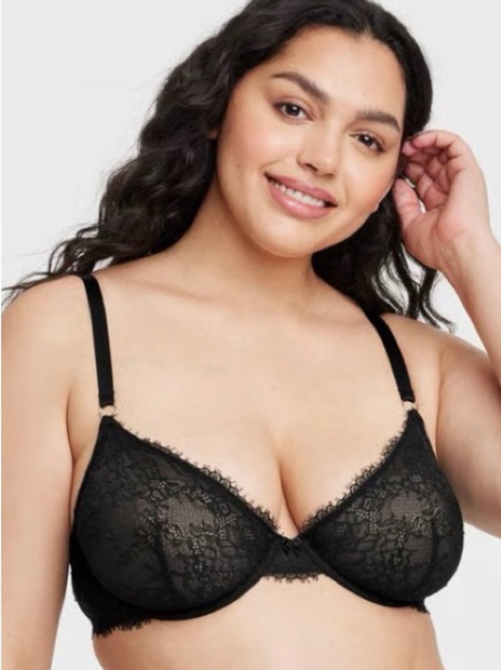Auden Women’s Unlined Lace Demi Bra 38D NWT
